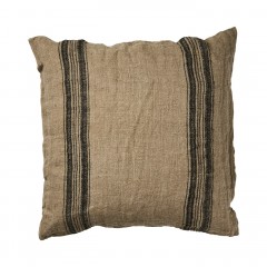 CUSHION COVER FRED NATURAL BLACK 50 